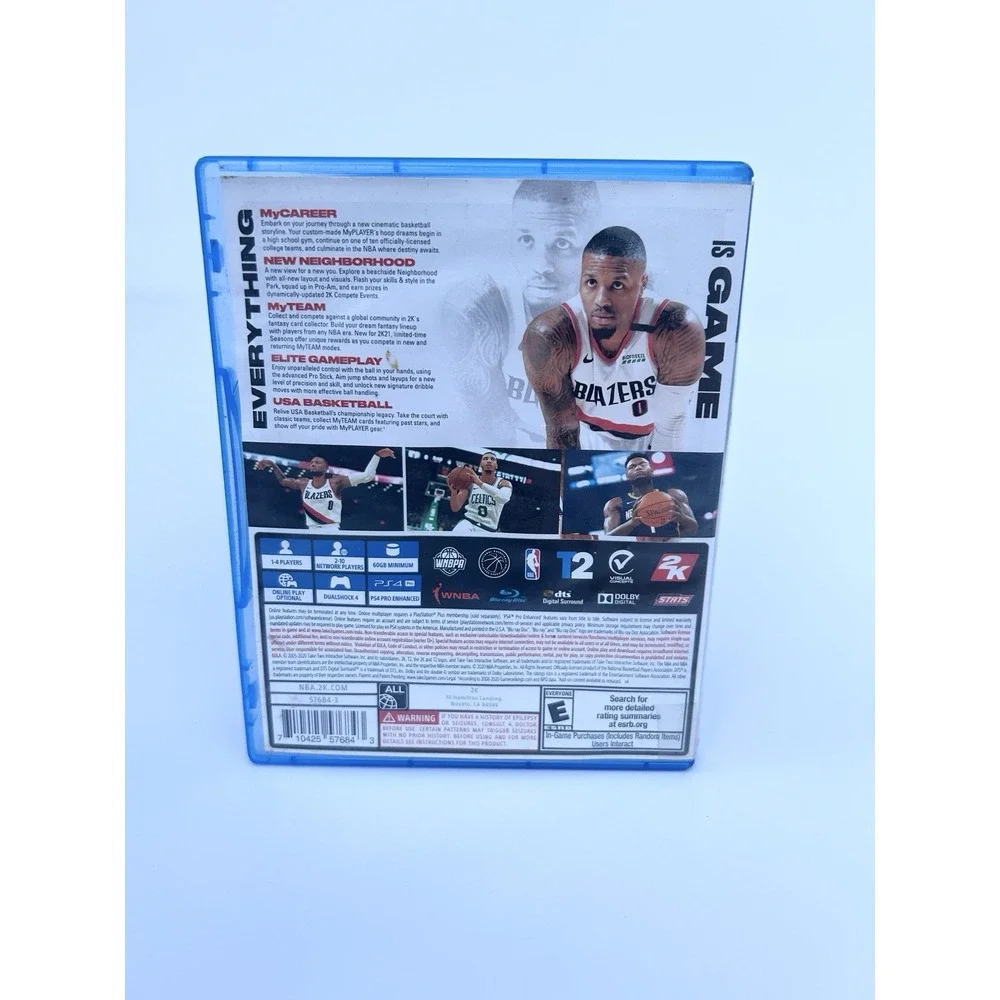 2K NBA 2K21 Sports Basketball for Sony PlayStation 4 PS4 - Online Play, E